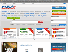 Tablet Screenshot of mediteka.pl